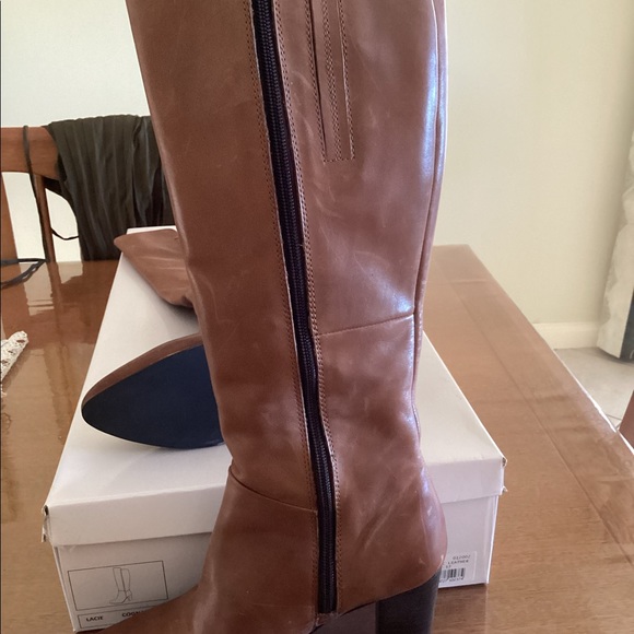 Jo Mercer Cognac Leather Boots. - Picture 4 of 4